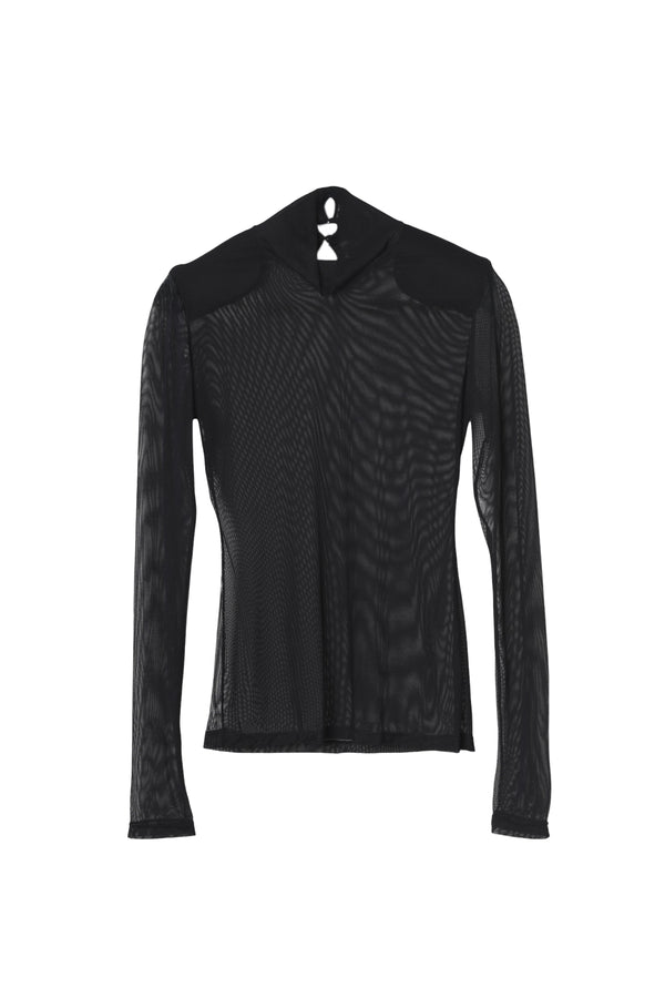 MESH PAD SWEATER