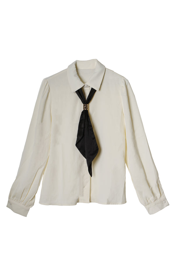 TIE BLOUSE