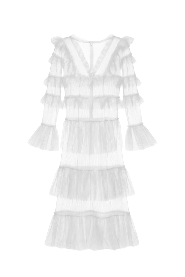WHITE ROMANTIC DRESS