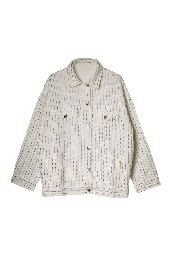 WHITE CHAIN JACKET