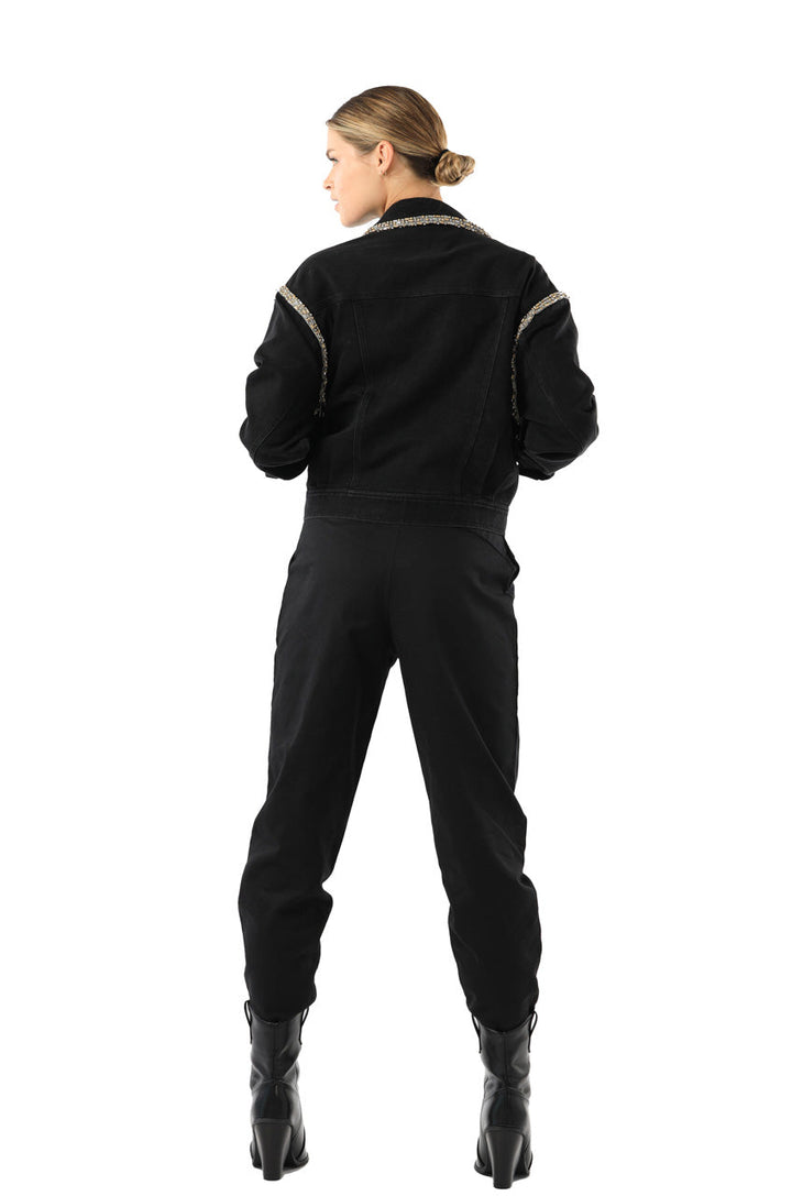 CHAQUETA NEGRA COSMOPOLITA